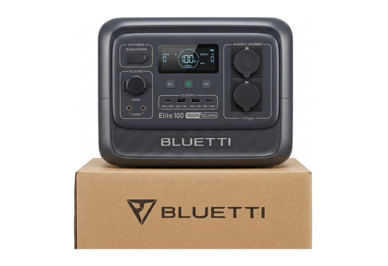 Portable power station for set use