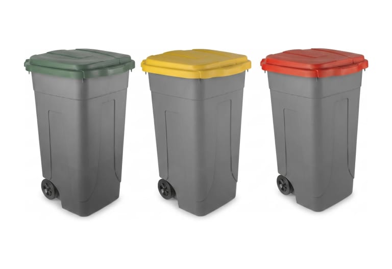 Tris secchi raccolta differenziata per set