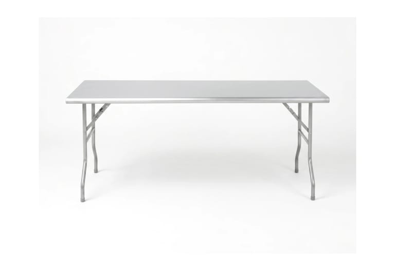 Aluminium table 160x80