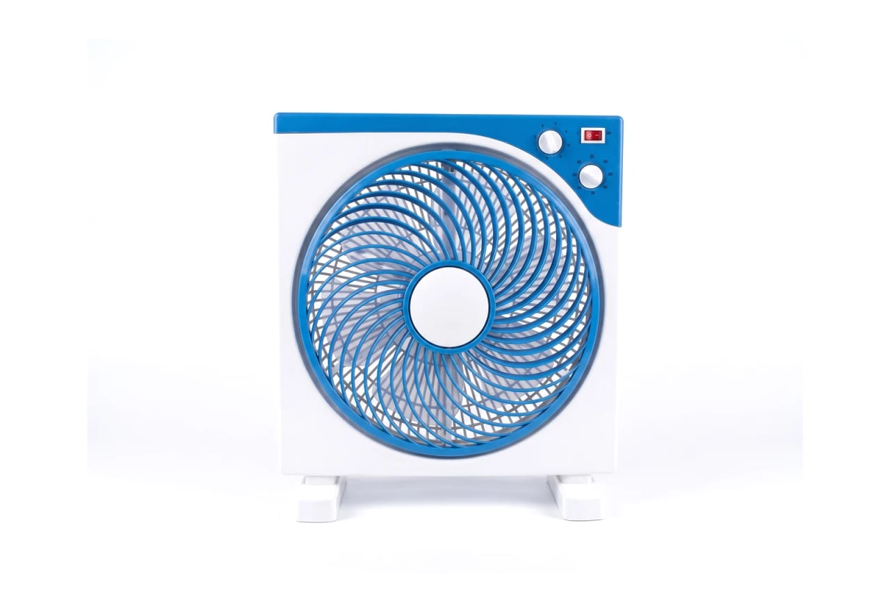 Ventilatore da banco nero o cromato