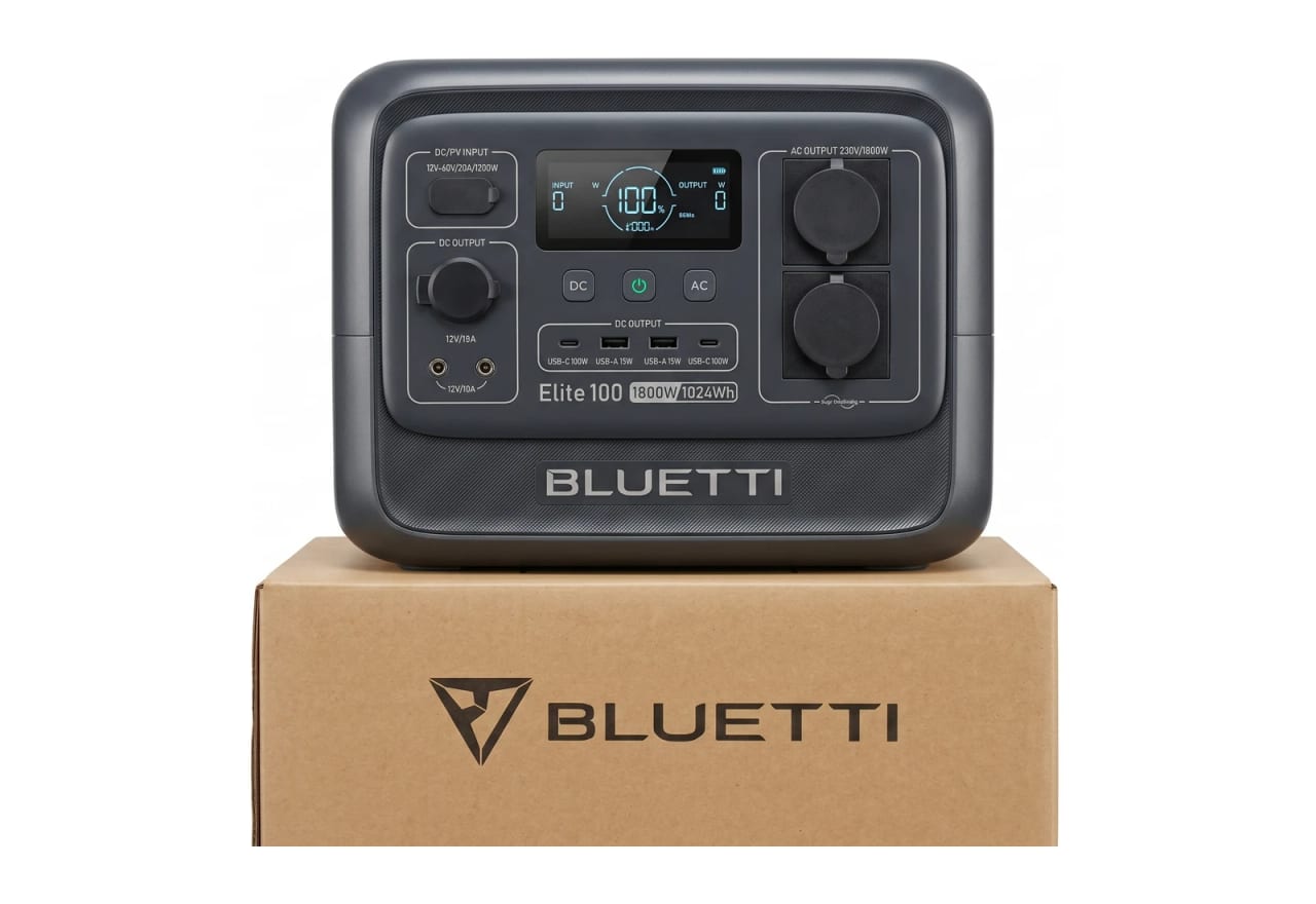 Portable power station for set use