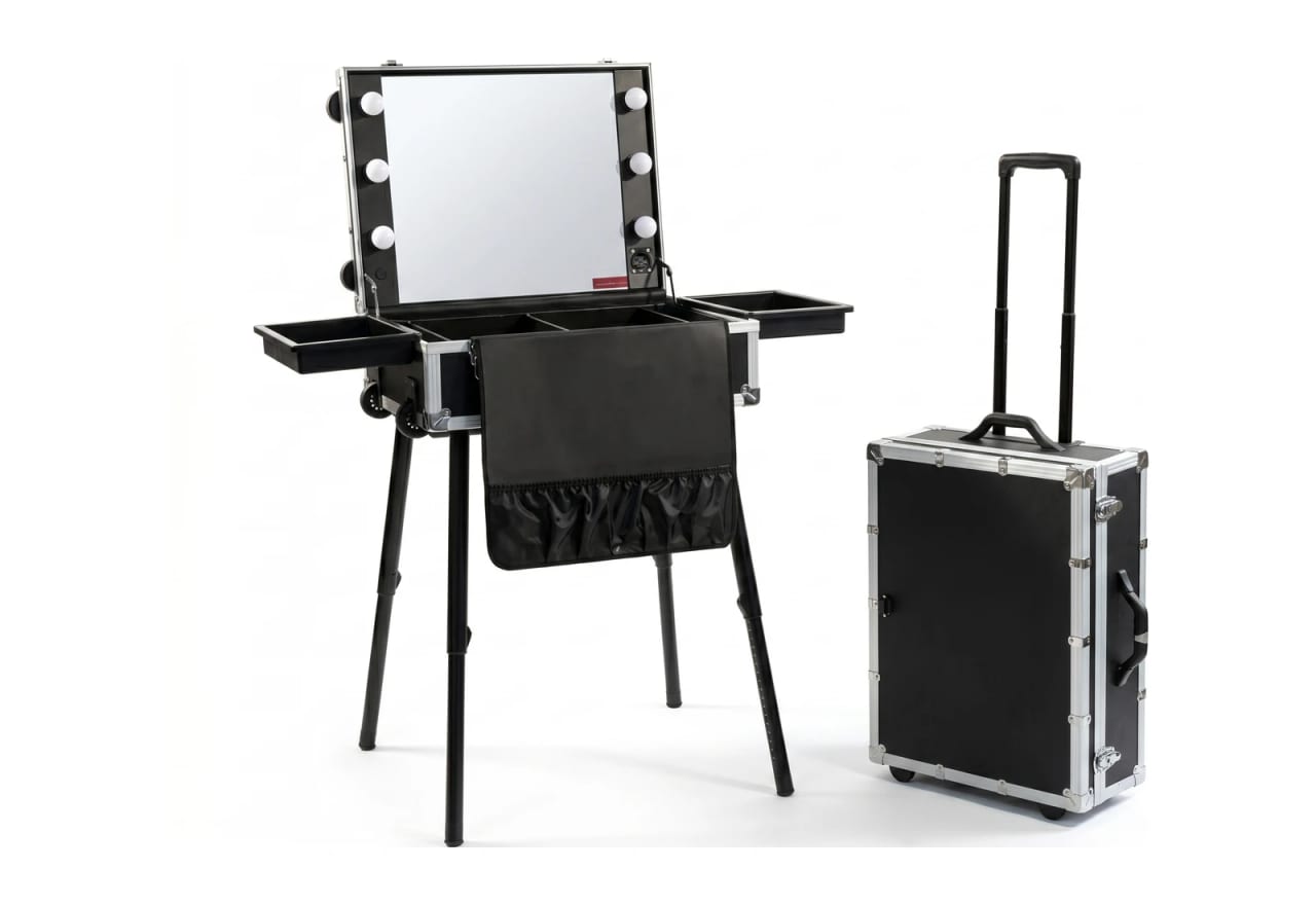 Kit specchio trucco flycase piccolo con luci