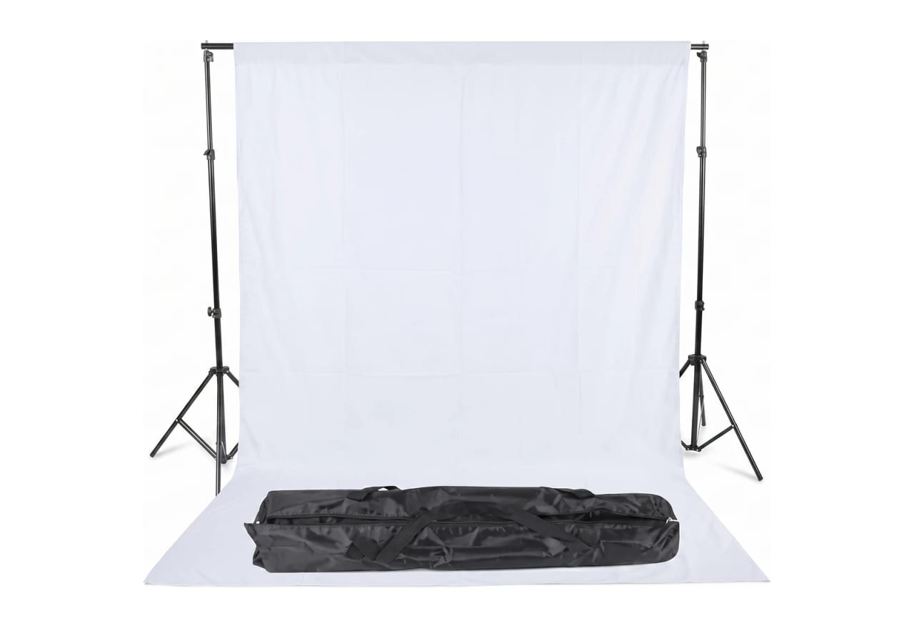 Photography backdrop kit with stand