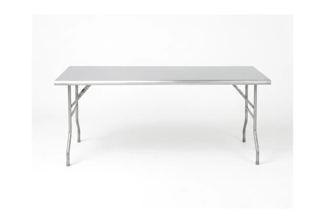 Aluminium table 160x80