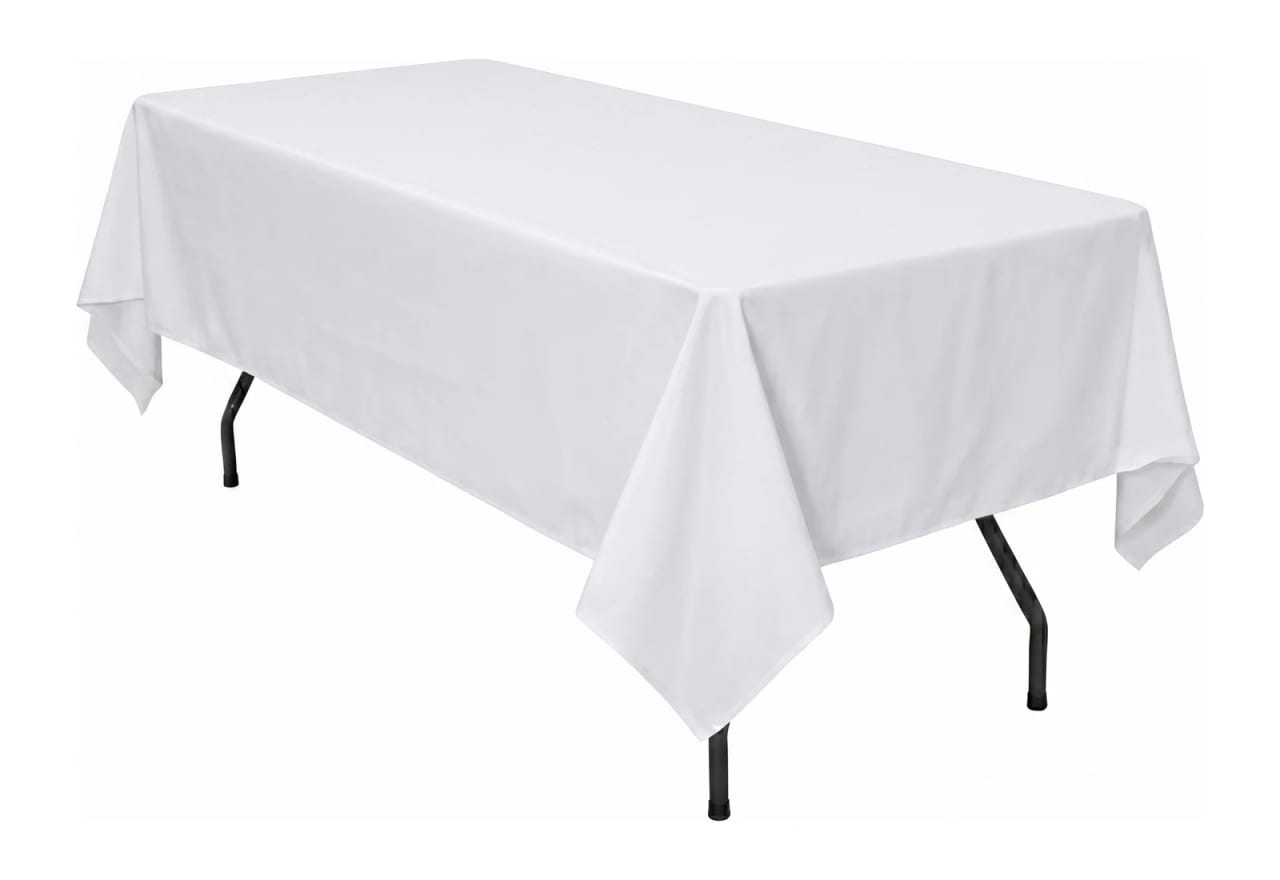 White tablecloth 3×2 m for catering