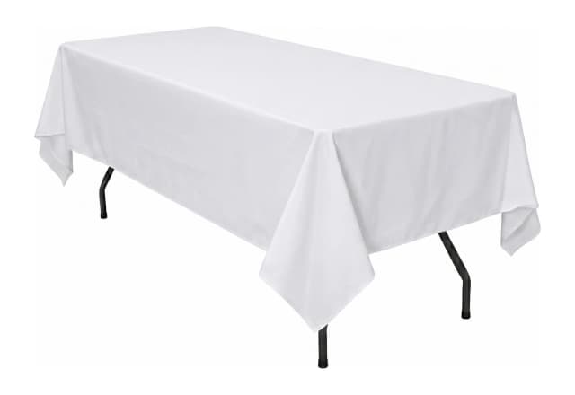 White tablecloth 3×2 m for catering