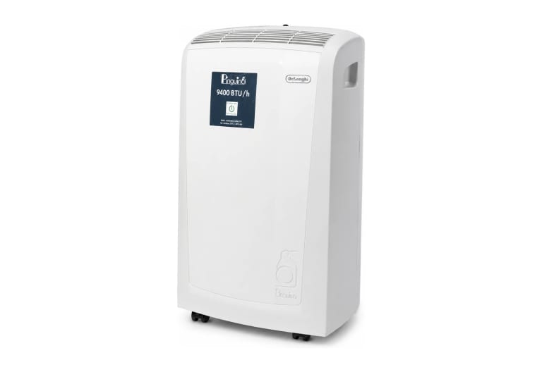 White portable air conditioner 9400 BTU