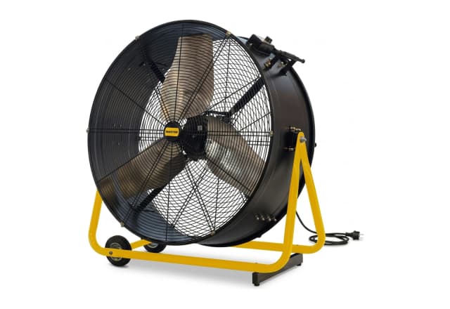 Black high-speed industrial fan