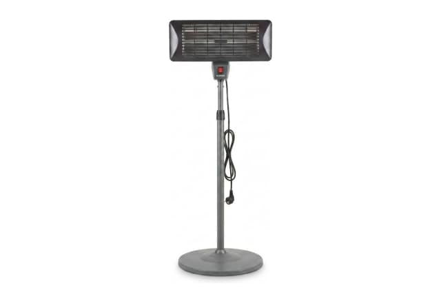 Infrared floor lamp on stand