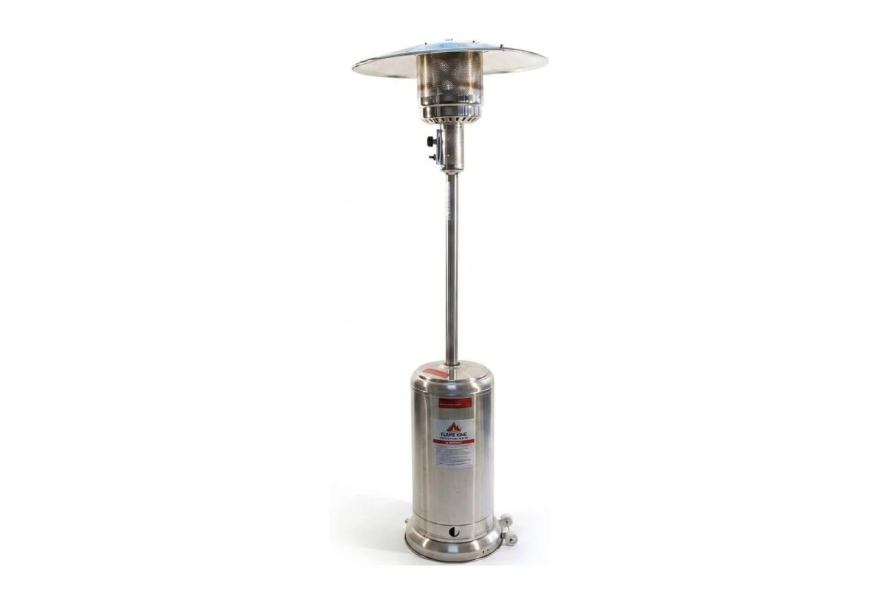 Gas patio heater for outdoor use