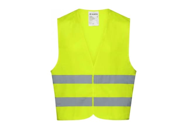 Hi-vis vest for set use