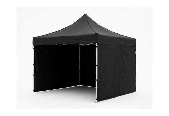 3×3 pop-up canopy with sidewalls black