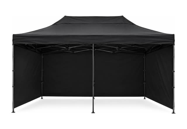 6×3 pop-up canopy with sidewalls for production