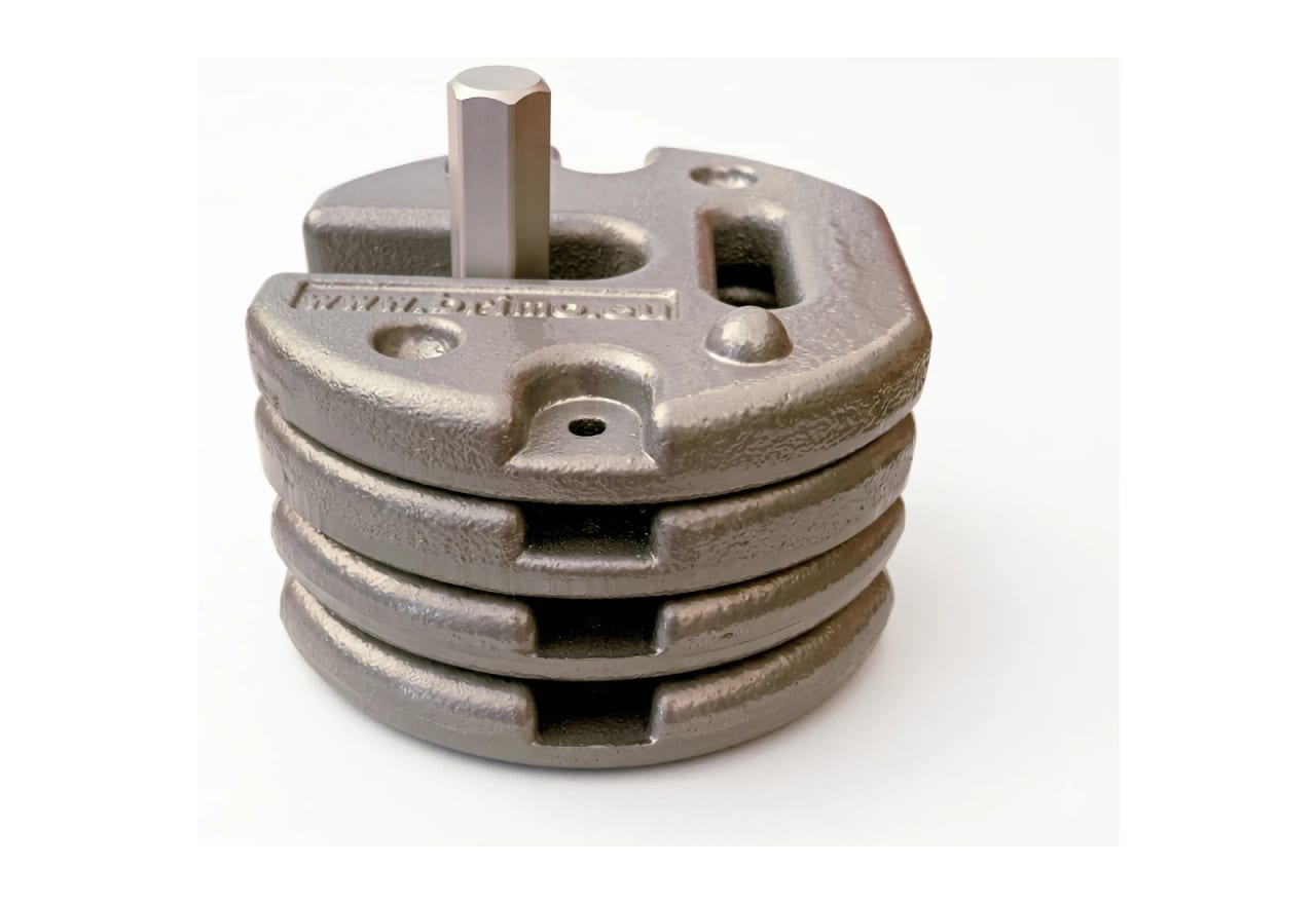 Iron weights for gazebo securing